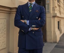 紳士與氣質(zhì)的代表 雙排扣定制西裝